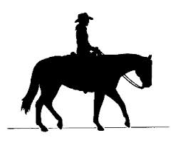 Trail rider silouette